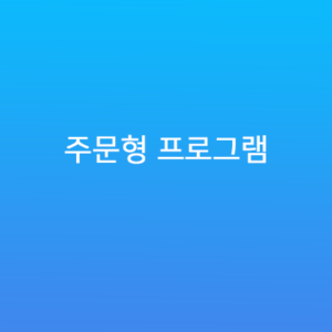 주문형 프로그램