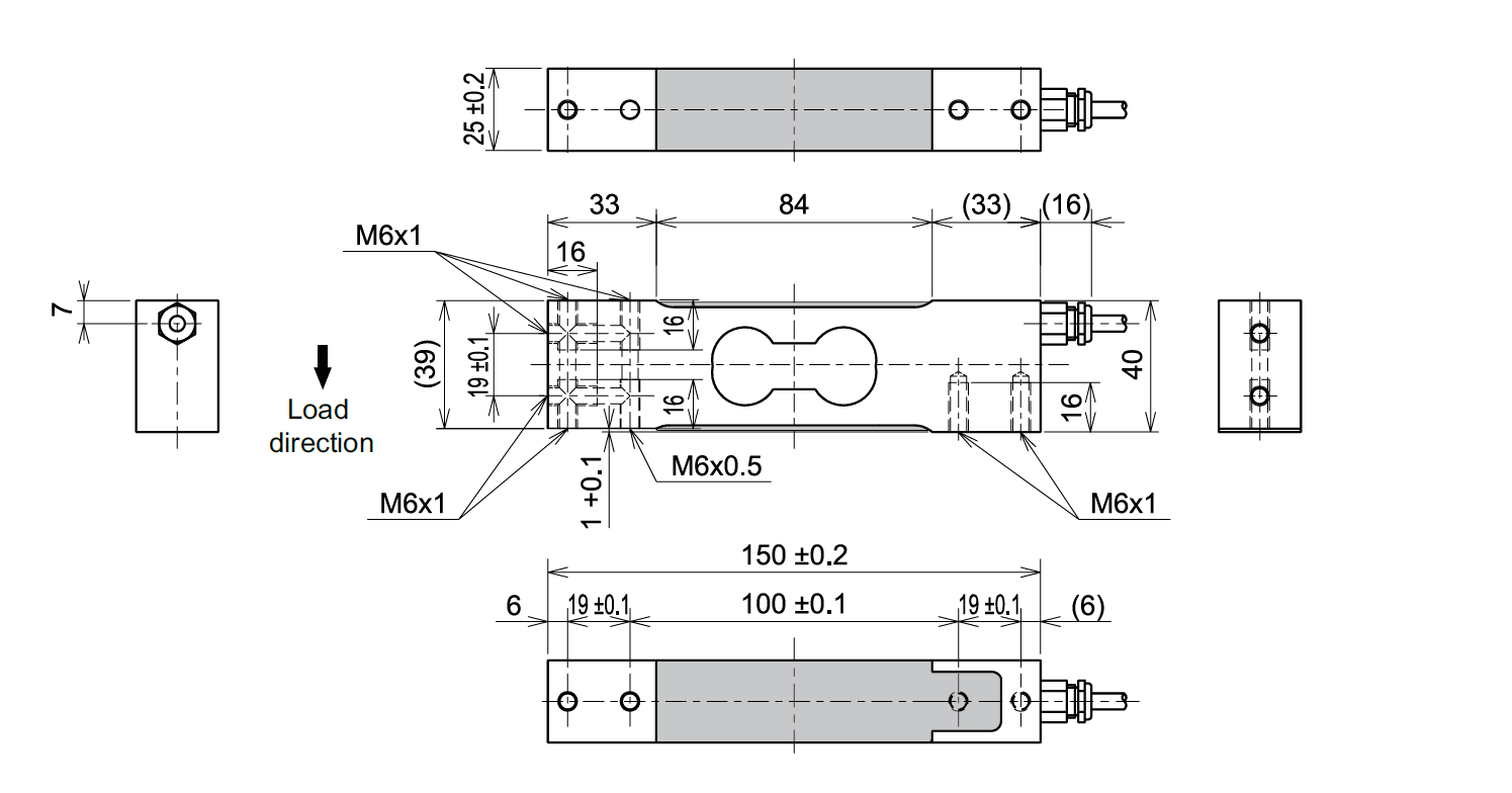 Minebea Intec / Single Point load cell LC aluminium - CAS Scale Korea ...