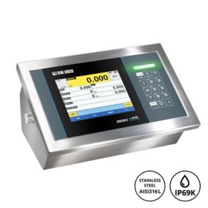 DINI ARGEO / 3590EGT HYGIENX: new stainless steel touchscreen weight indicator for environments with high hygiene requirements