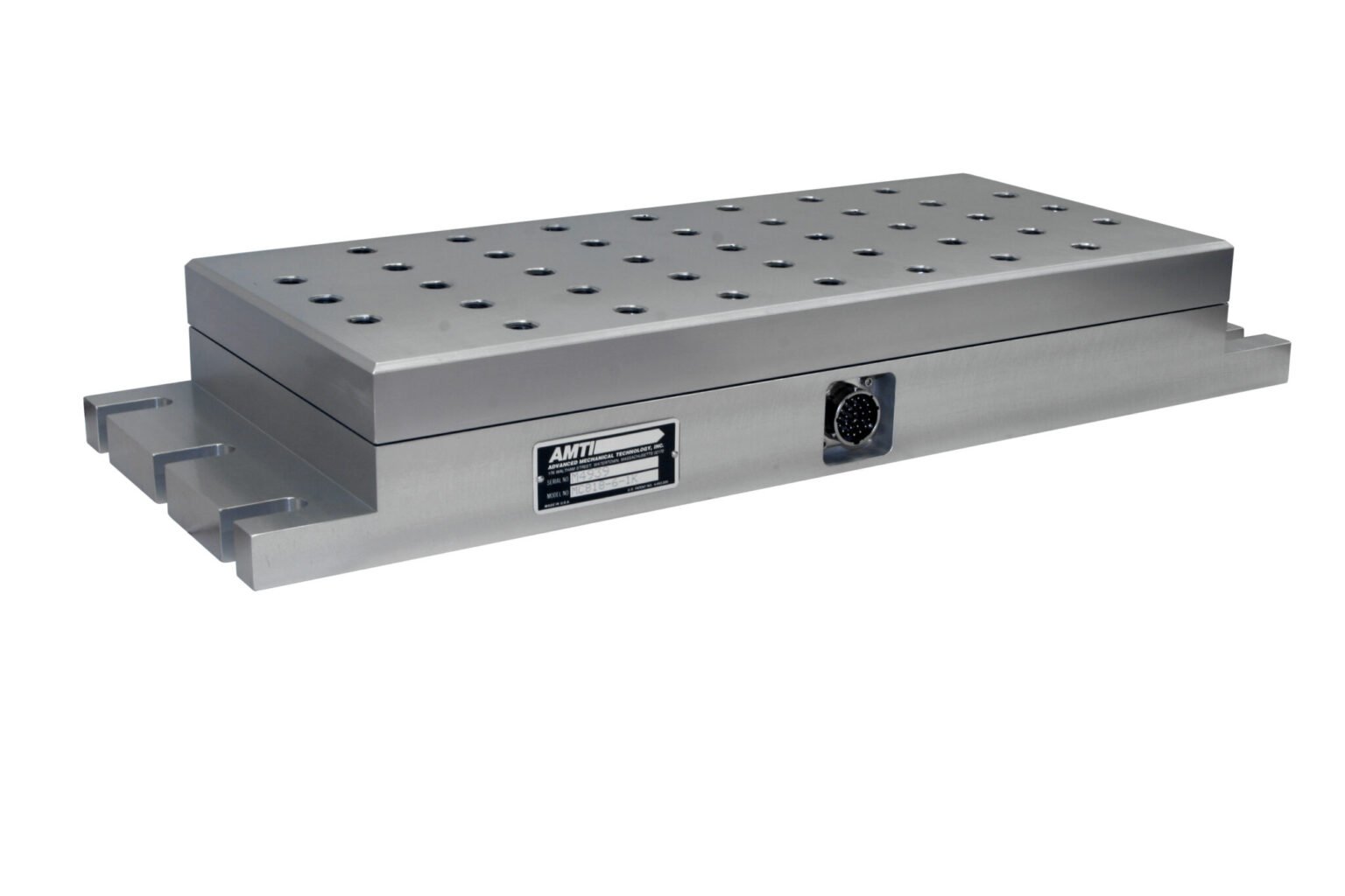 AMTI / MC818 Long Rectangular Platform Sensor with Mounting Inserts ...