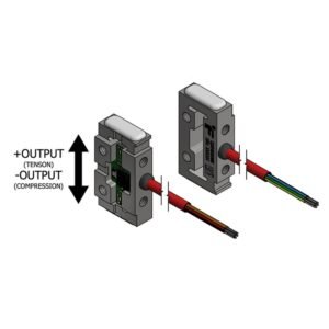 FUTEK / QLA417 CUSTOM MINIATURE SHEAR FORCE SENSOR W. SMART RECOGNITION & PT-1000 CAPABILITIES.