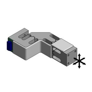 FUTEK / QMA147 Custom Tri-Axial Bending Beam Load Cell with M2.5 Mounting