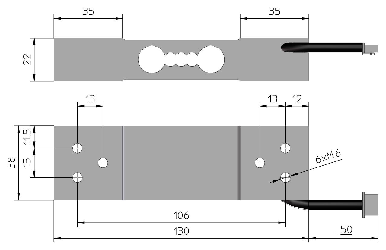 Digitale Wägezelle mit integrietem Messverstärker