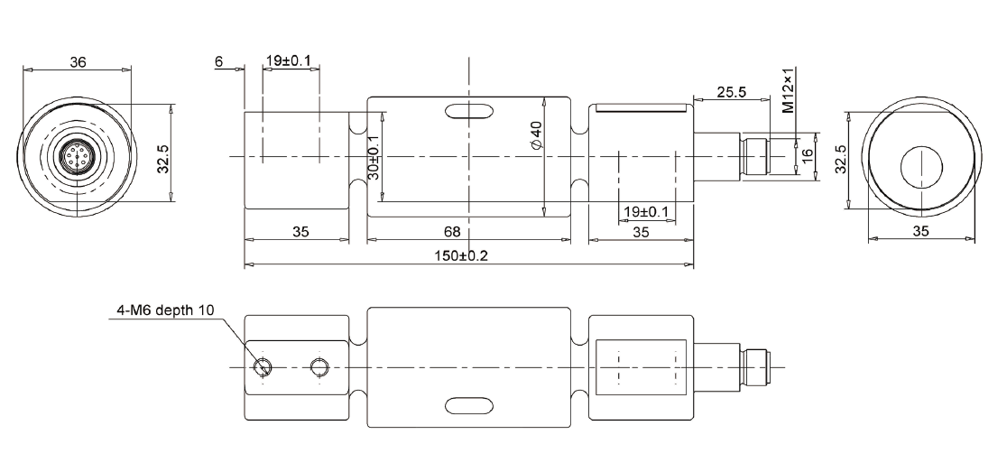 Load ell SP25-dimension