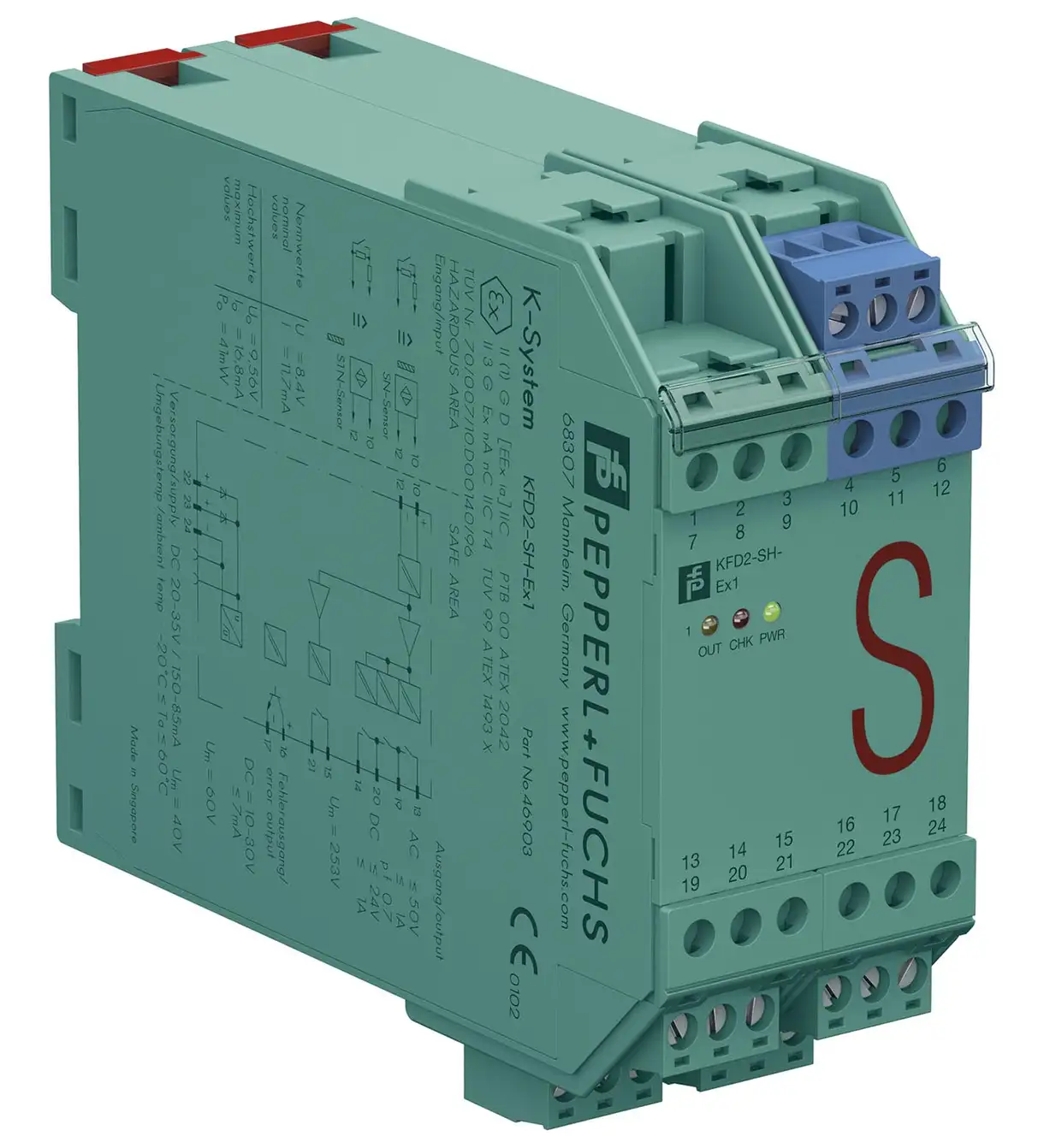 Pepperl+Fuchs KFD2-SH-Ex1 Switch Amplifier