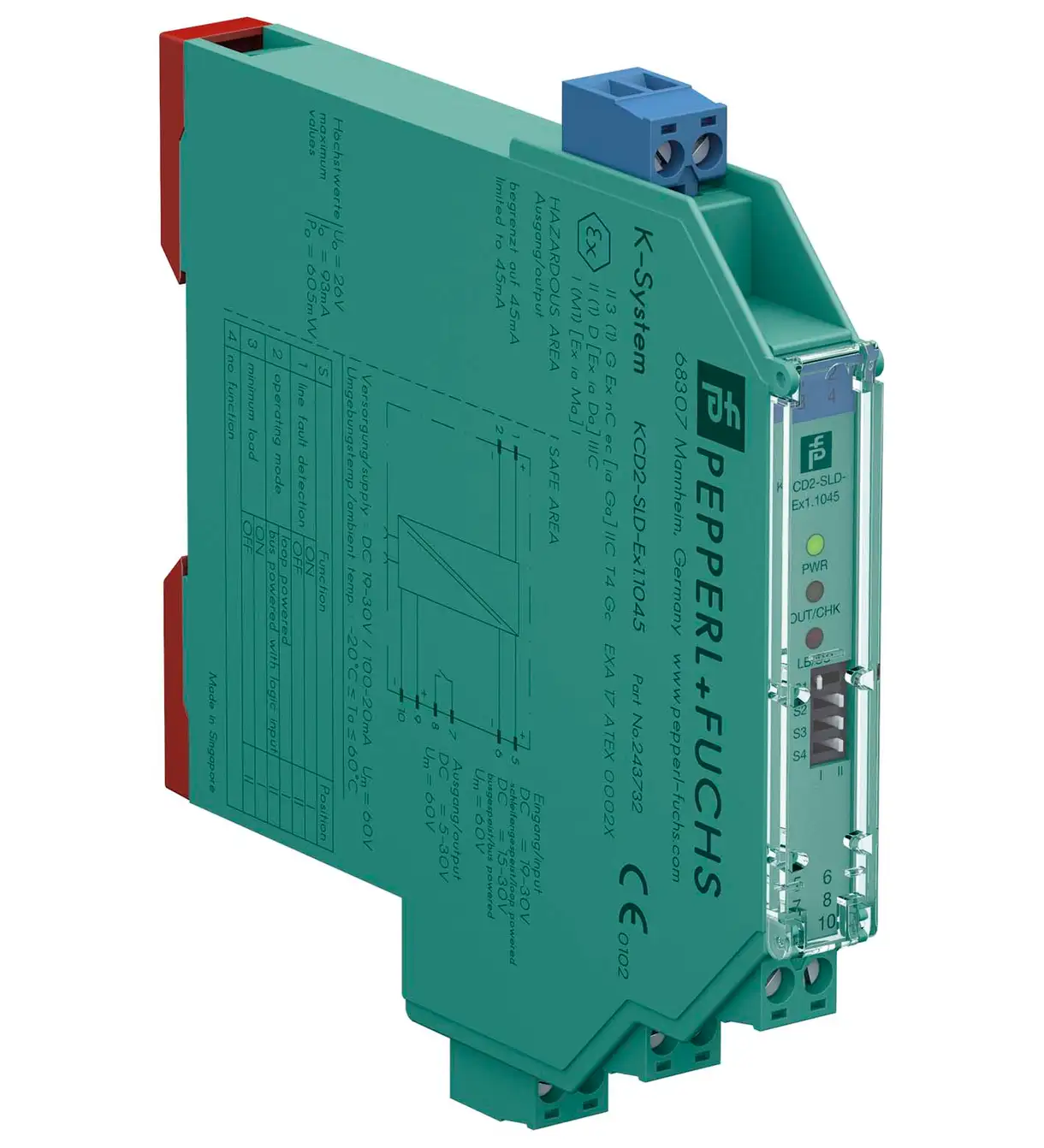 Pepperl+Fuchs KCD2-SLD-Ex1.1045 Solenoid Driver