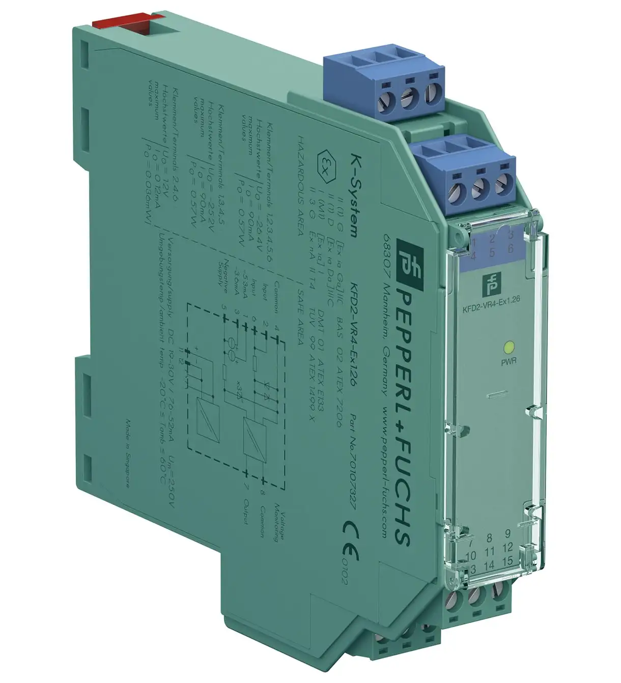 Pepperl+Fuchs KFD2-VR4-Ex1.26 Voltage Repeater