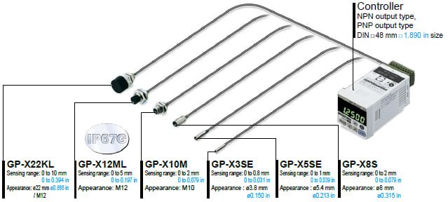 IP67g sensor head variation