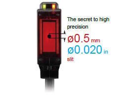Dependable technology yields high precision -Small receiver aperture for precision detection