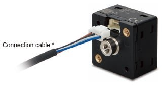 Cable can be connected with one-touch