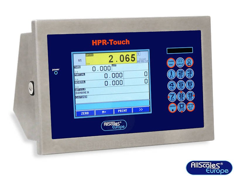 All scales europe Weight Indicator HPR-Touch-color