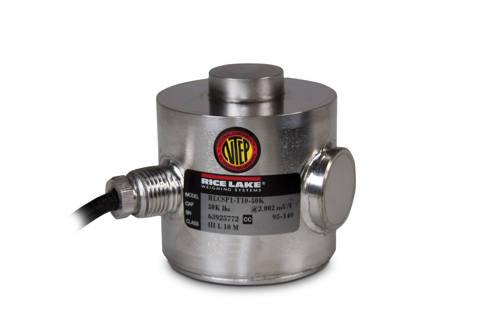 Rice Lake RLCSP1 Stainless Steel, Compression Canister Load Cell