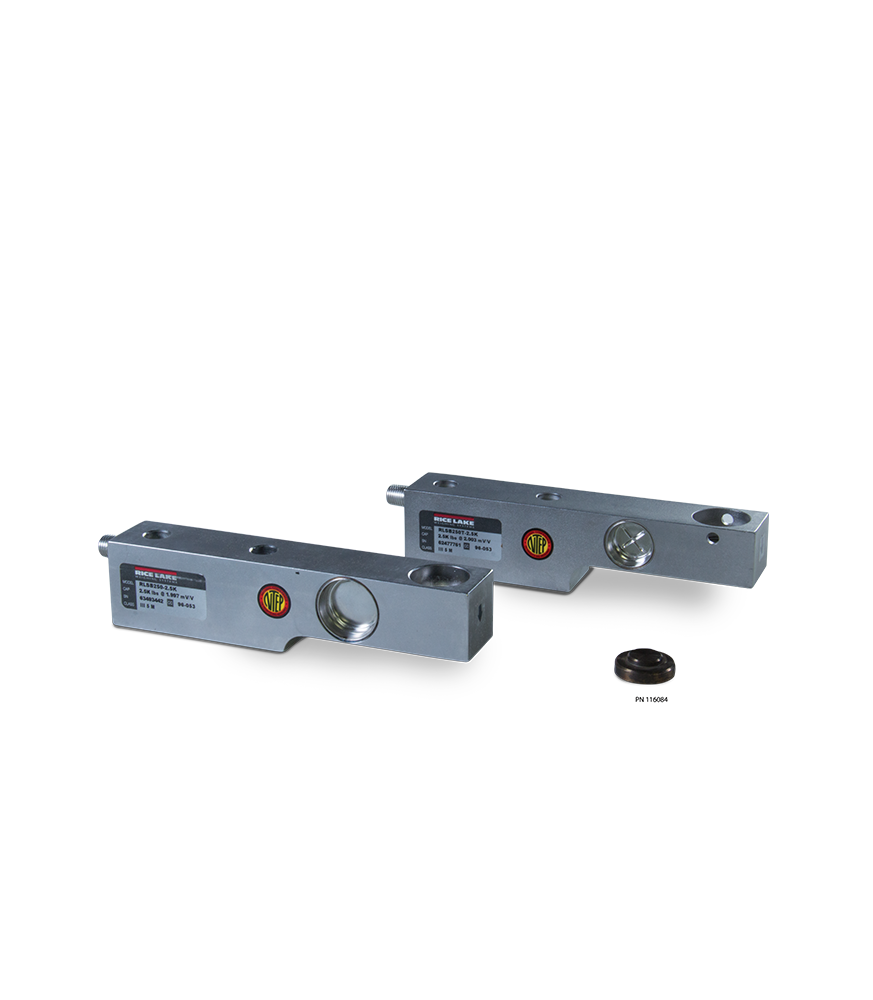 Rice Lake RLSB250 and RLSB250T Stainless Steel, Single-ended Beam Load Cell